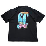 HIBISCUS T-SHIRT / BLACK