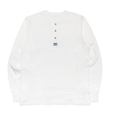 HENLEYNECK LONG SLEEVE T-SHIRT (CONCHO SV925) / WHITE