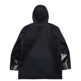 WOOL MARINE PARKA / BLACK
