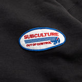 SWEAT ZIP HOODIE / BLACK