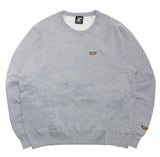 CREW NECK(TYLER WARREN LOGO)/ TOP GRAY