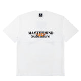SUBCULTURE × MASTERMIND WORLD T-SHIRT / WHITE