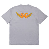 TYLER WARREN LOGO T-SHIRT / GRAY