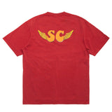 TYLER WARREN LOGO T-SHIRT / RED