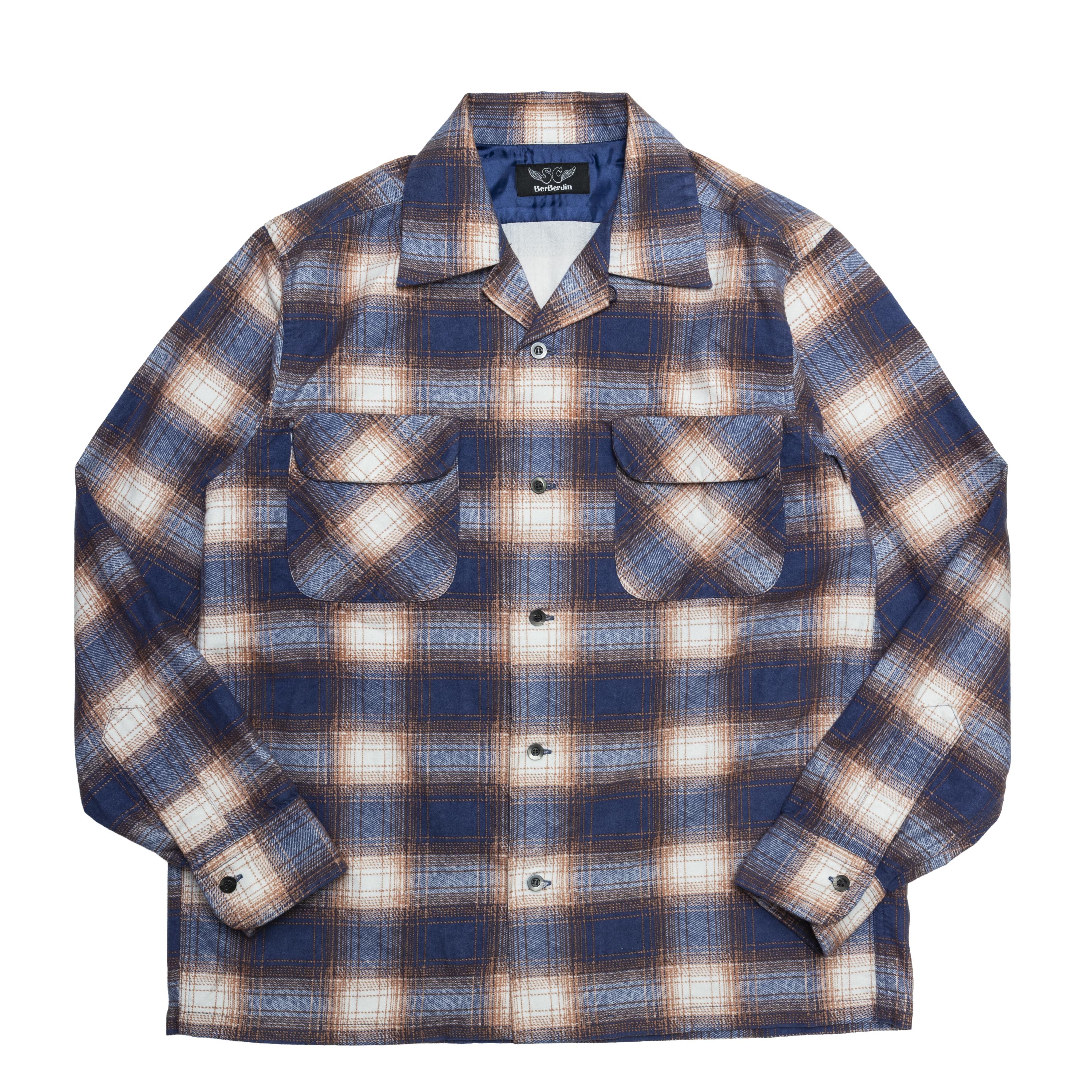 BERBERJIN×SC SUBCULTURE PRINT CHECKSHIRT BERBERJIN × SC SUBCULTURE PRINT CHECK SHIRT – SC WEB STORE