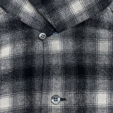 WOOL CHECK SHIRT / BLACK×GRAY