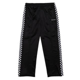 CHECKEREDFLAGTRACK PANTS / BLACK