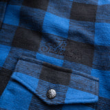 HEAVY BUFFALO CHECK JACKET / BLUE CHECK