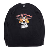 EAGLESKULLENGINE LONGSLEEVE T-SHIRT / BLACK