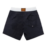 NYLON SURF SHORTS / BLACK×WHITE