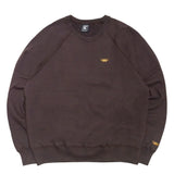 CREW NECK(TYLER WARREN LOGO)/ BROWN