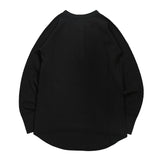 THERMALHENLEYNECK LONGSLEEVE T-SHIRT / BLACK