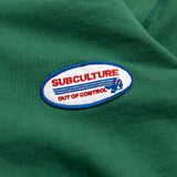 SWEAT ZIP HOODIE / GREEN