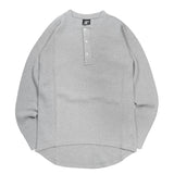 THERMALHENLEYNECK LONGSLEEVE T-SHIRT / GRAY