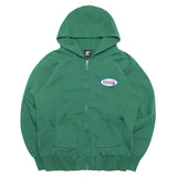 SWEAT ZIP HOODIE / GREEN