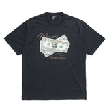 SC AGED FACE BODY MONEY IS EASY SOUL IS RARE T-SHIRT / BLACK