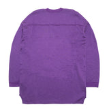 FOOTBALL LONGSLEEVE T-SHIRT / PURPLE