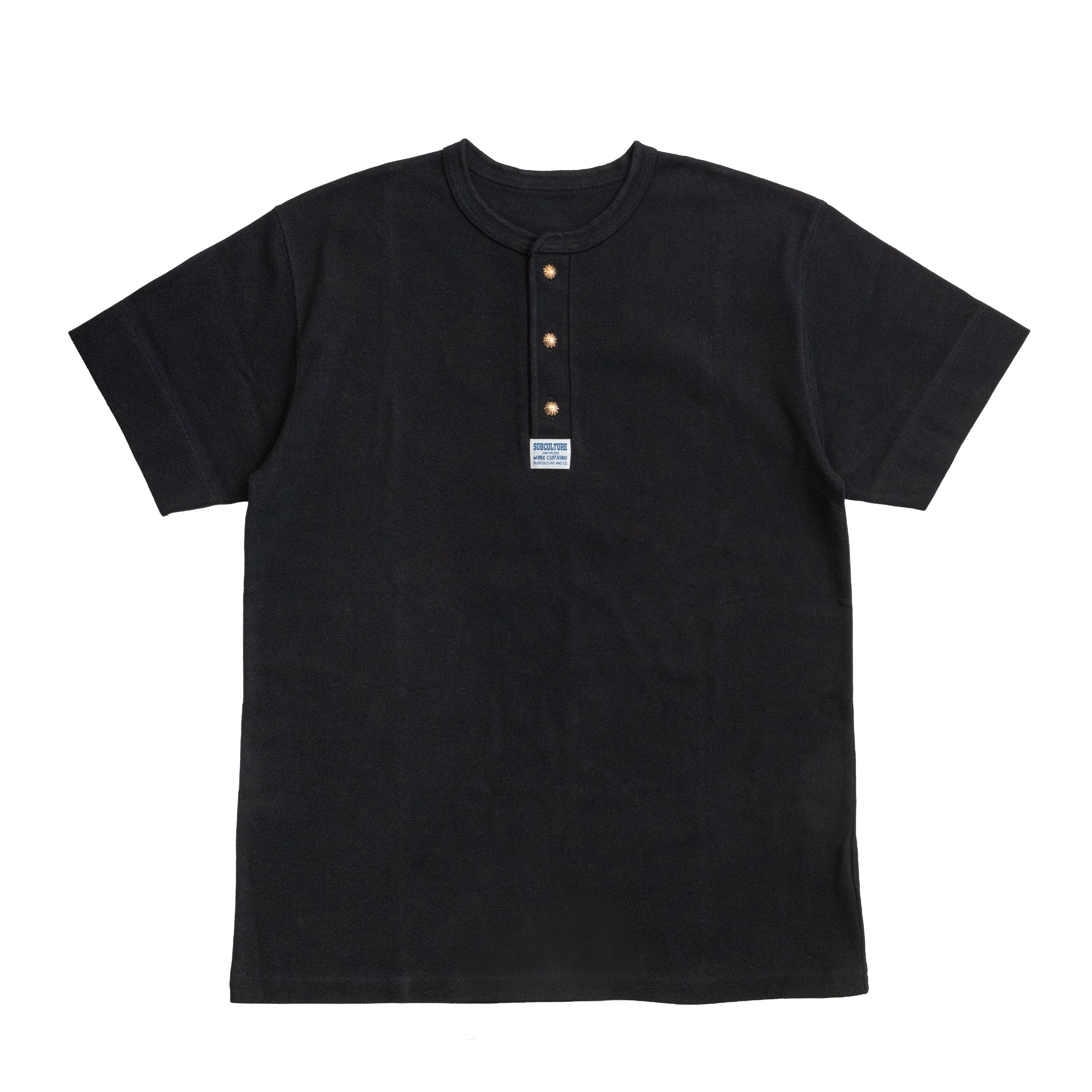 HENLEYNECK T-SHIRT（COPPER CONCHO ） / BLACK – SC WEB STORE