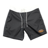 NYLON SURF SHORTS / BLACK×WHITE