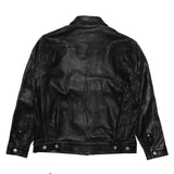 S07XX CALFSKIN LEATHER JACKET(IRON) / BLACK