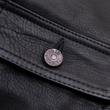 S07XX CALFSKIN LEATHER JACKET(IRON) / BLACK