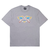 SKULL WINGS T-SHIRT / GRAY