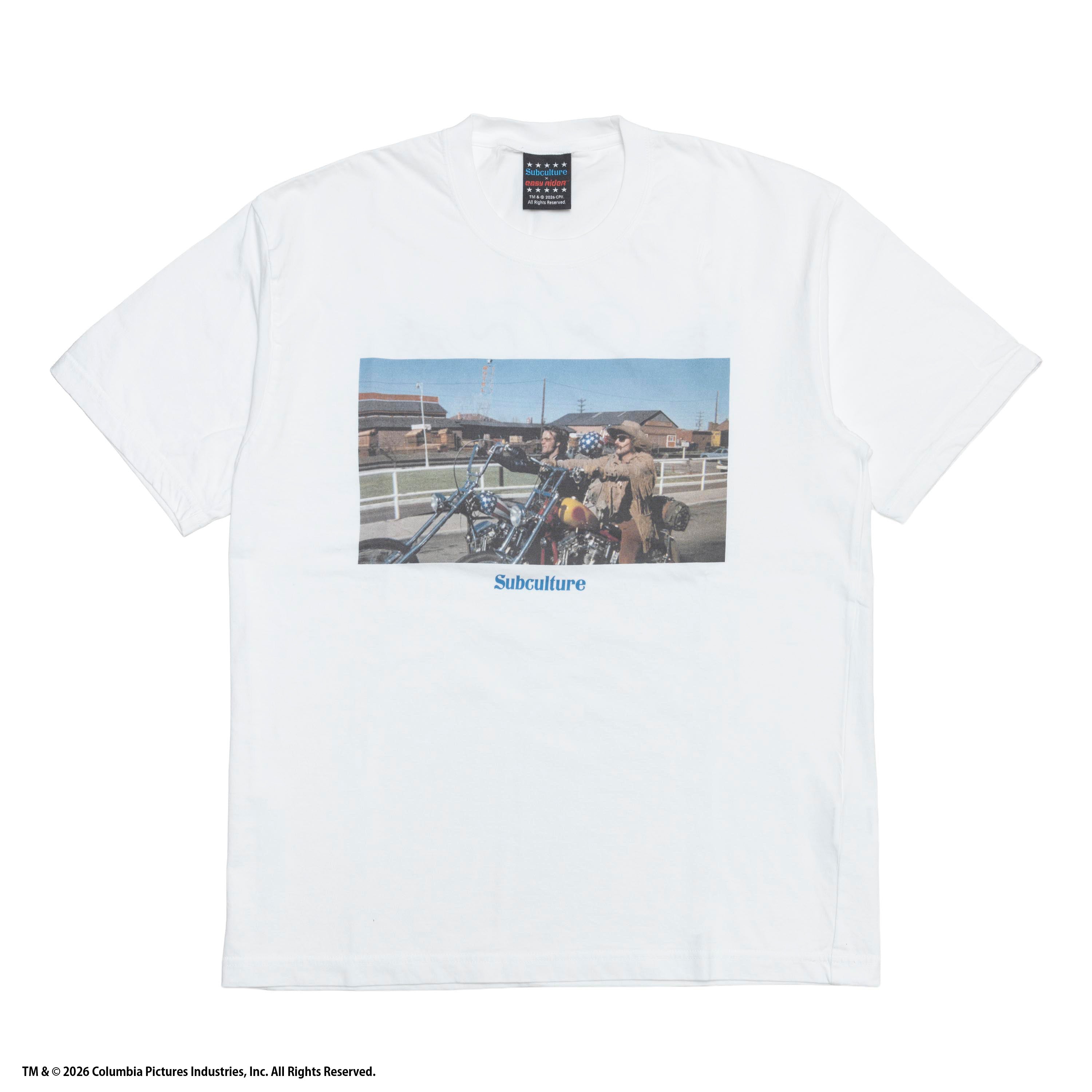TYPE-CBODY EASY RIDER × SUBCULTURE T-SHIRT / CAPTAIN AMERICA&BILLY