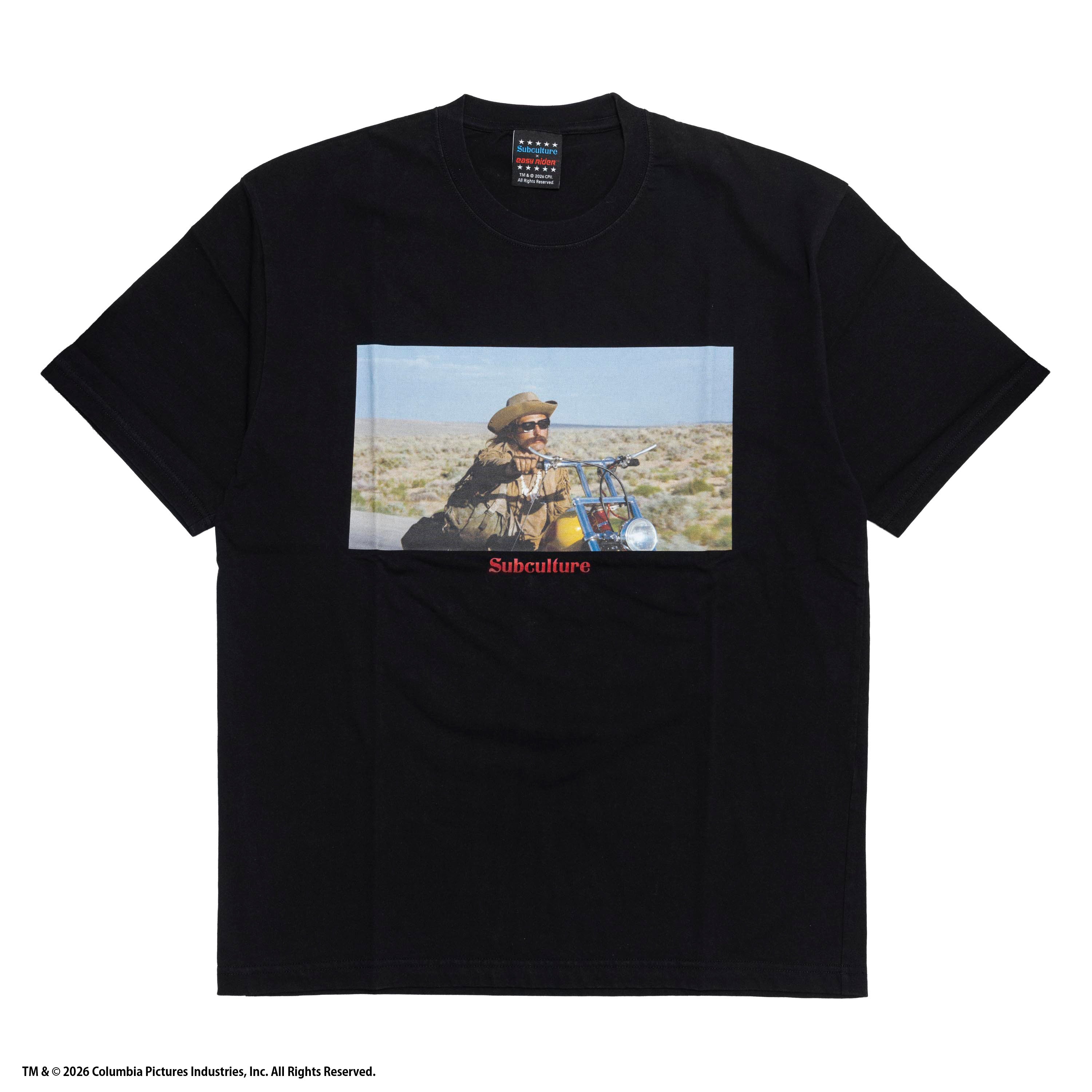 TYPE-CBODY EASY RIDER × SUBCULTURE T-SHIRT / BILLY / BLACK – SC