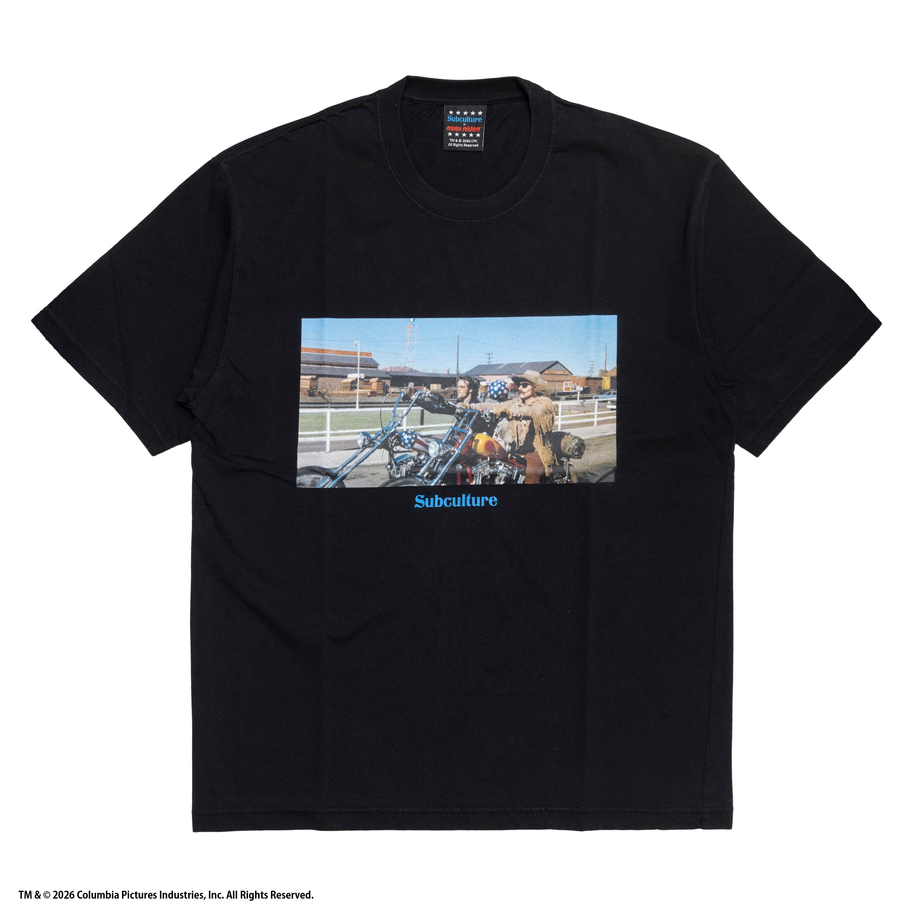 TYPE-CBODY EASY RIDER × SUBCULTURE T-SHIRT / CAPTAIN AMERICA&BILLY 