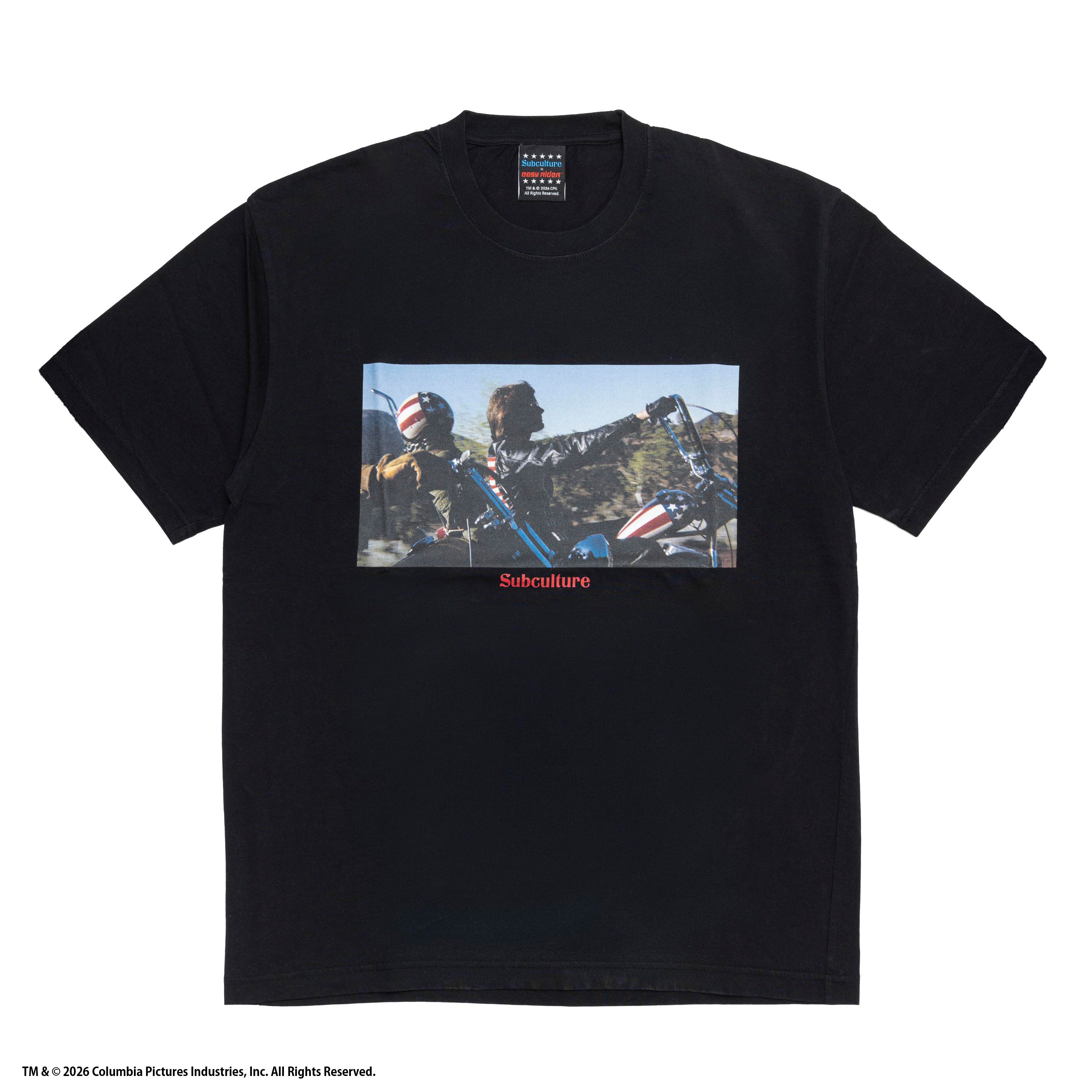 TYPE-CBODY EASY RIDER × SUBCULTURE T-SHIRT / CAPTAIN AMERICA 