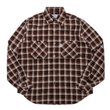 COTTON CHECK SHIRT / BROWN CHECK