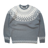 NORDIC EXTRAFINEMERINOWOOL SWEATER / GRAY
