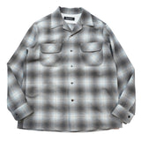 WOOL CHECK SHIRT / IVORY