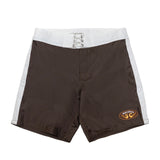 NYLON SURF SHORTS / OLIVE×WHITE