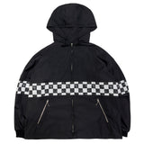 CHECKERED FLAG T/C HOODIE / BLACK