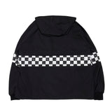 CHECKERED FLAG T/C HOODIE / BLACK