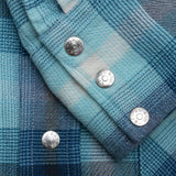 SHORT SKULL SHIRT / BLUE