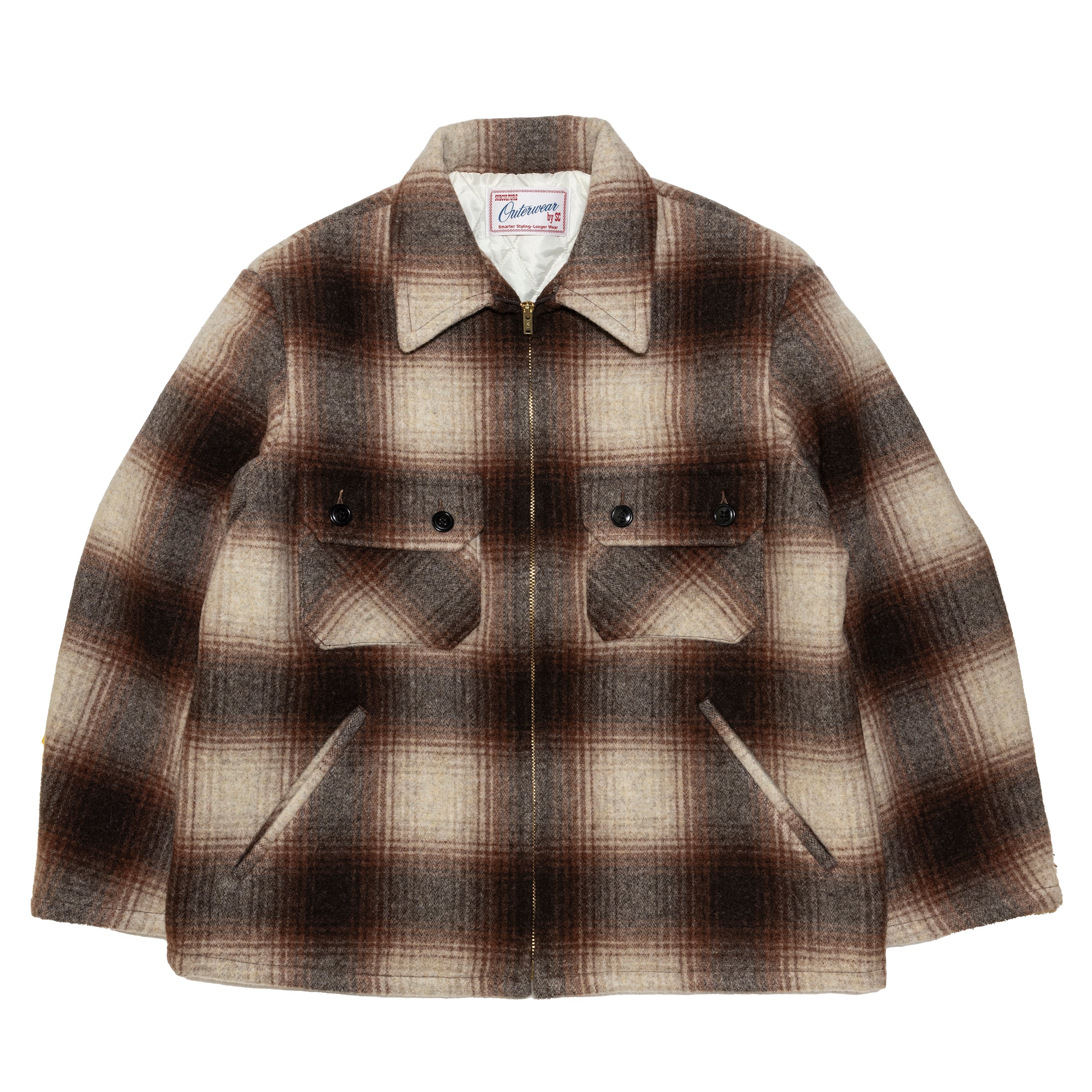 Subculture OMBRE CHECK WOOLJACKET 1 S - ジャケット・アウター