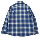 OMBRE CHECK SHIRT / BLUE