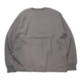 JACQUARD COTTON KNIT / CHARCOAL BLACK