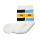 SC 2PACK SKATE SOX / YELLOW×BLACK YELLOW×LIGHTBLUE