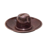 TEN-GALLON HAT ASHTRAY / BROWN