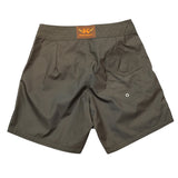 NYLON SURF SHORTS / OLIVE