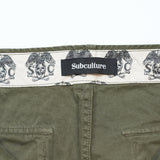 FATIGUE PANTS SHORTS / OLIVE