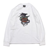 DRAGON LONGSLEEVE T-SHIRT/WHITE