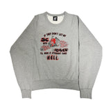 DEVIL CREW NECK SWEAT /GRAY