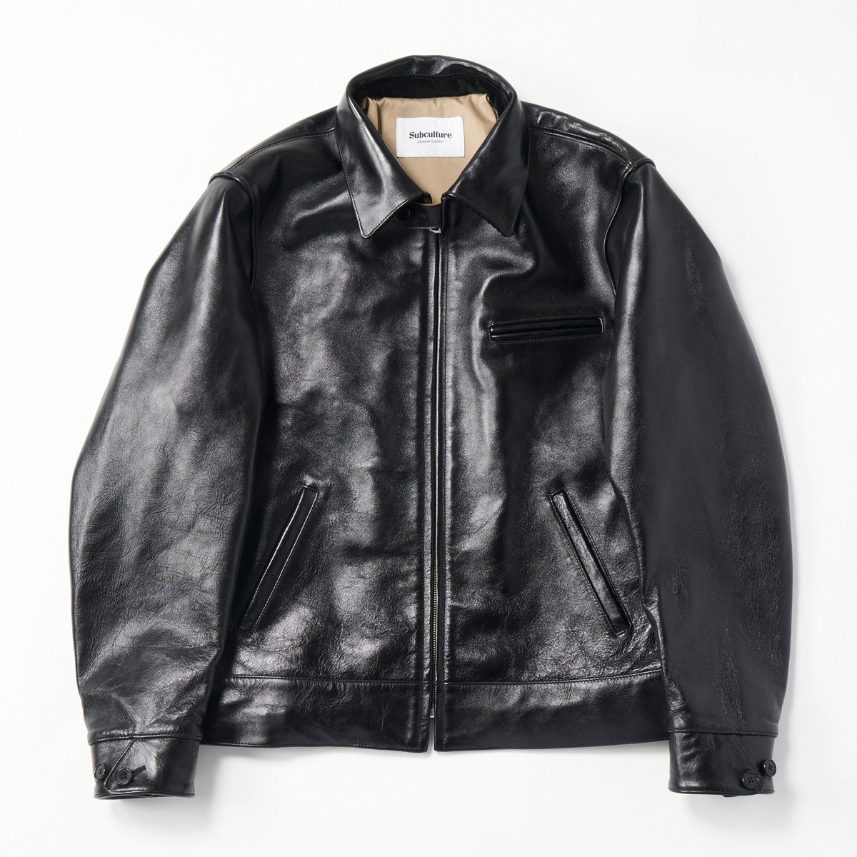 【試着】Horse Hide Sports Leather Jacket