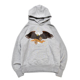 EMBLEM EAGLE HOODIE /GRAY