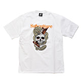 SKULLSNAKE TSHIRT TYPE-C BODY / WHITE