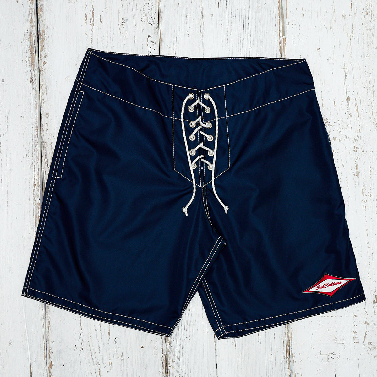 誕生日プレゼント NYLON サブカルチャーSC SURF NAVY×WHITE / SHORTS パンツ